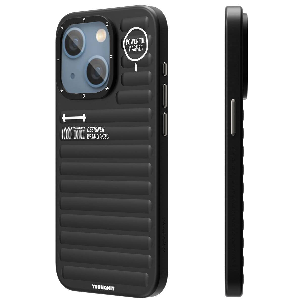 YoungKit Original Serisi iPhone 15 Mat Renkli Tasarım Telefon Kılıfı - 2 YoungKit Original Serisi iPhone 15 Mat Renkli Tasarım Telefon Kılıfı - 2